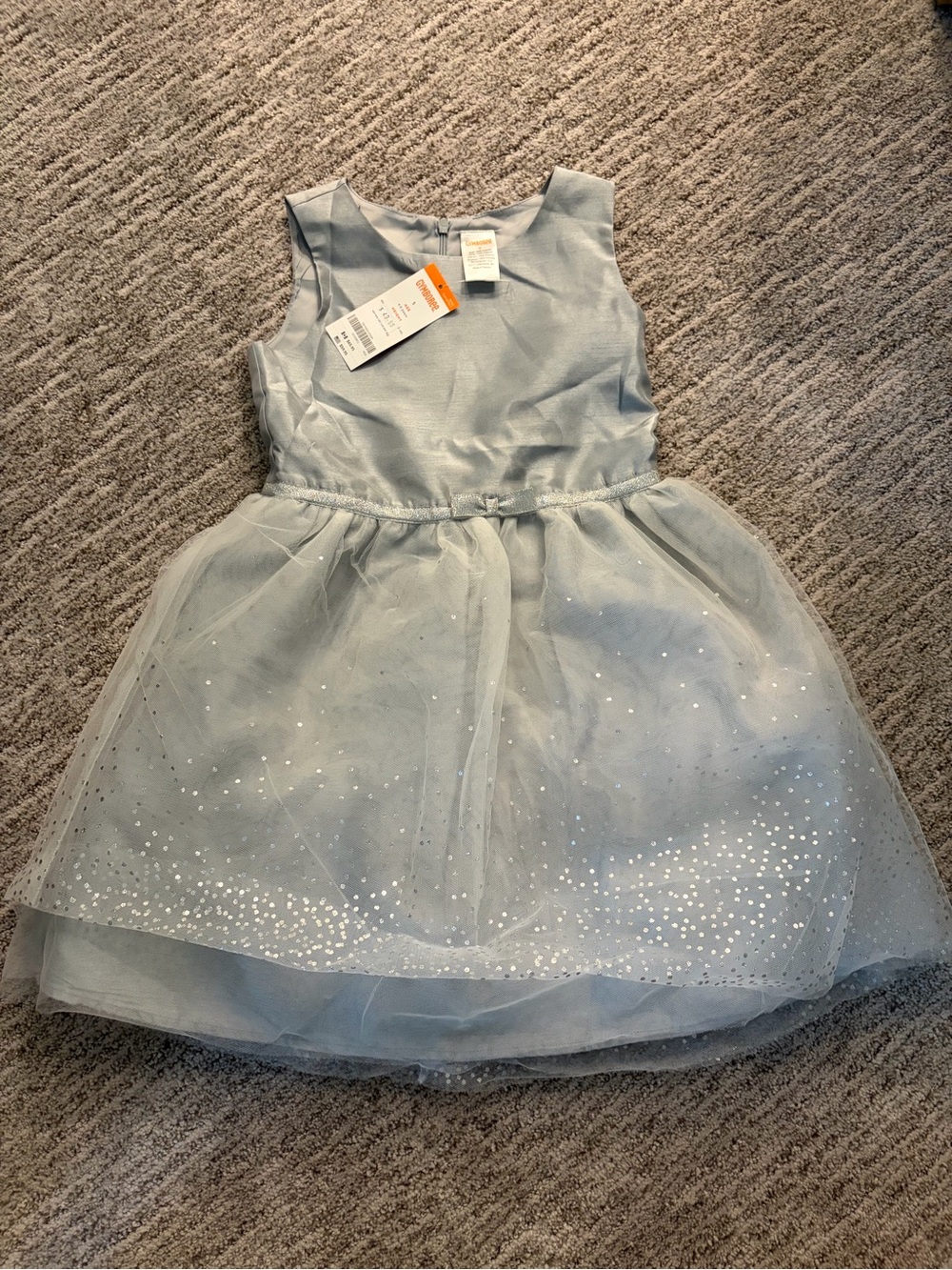 Gymboree Silver Tulle Dress